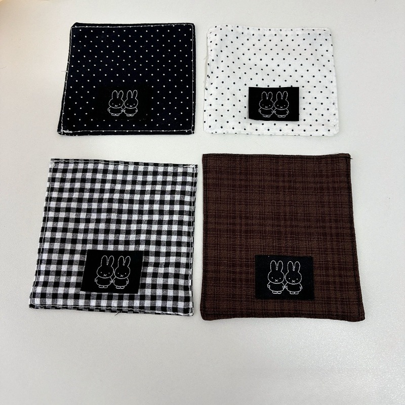 Coffee Tea Cup - ホットキュートミッフィーシリーズ布コースター漫画創造性絶妙なミニ刺繍ティーカップコーヒーカップコースター家庭用品