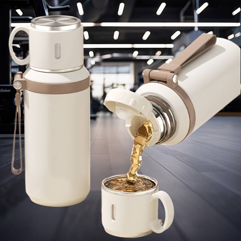 Coffee Tea Exchange - 600ml ステンレス鋼製コーヒーカップ トラベルサーマルマグ 漏れ防止魔法瓶 ティーコーヒーマグ オフィスビジネススタイル魔法瓶