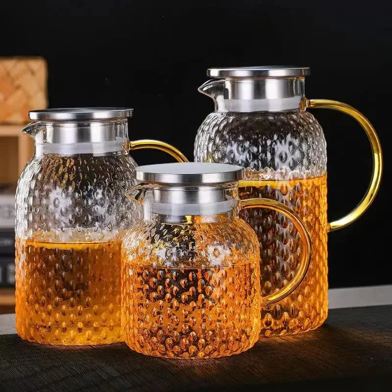 Coffee Tea Exchange - 大容量耐熱ガラスティーポット、水差し、ティーポット、コーヒーポット、ボイル、ケトル、バーケトルに注意