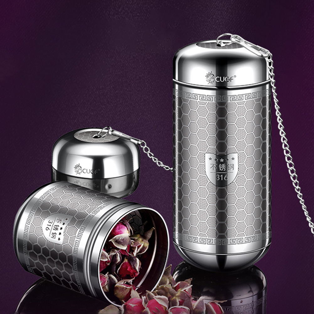 Coffee Tea Infuser - ステンレス鋼ティーインフューザー茶葉スパイス調味料ボールストレーナーティーポットファインメッシュコーヒーフィルター茶器
