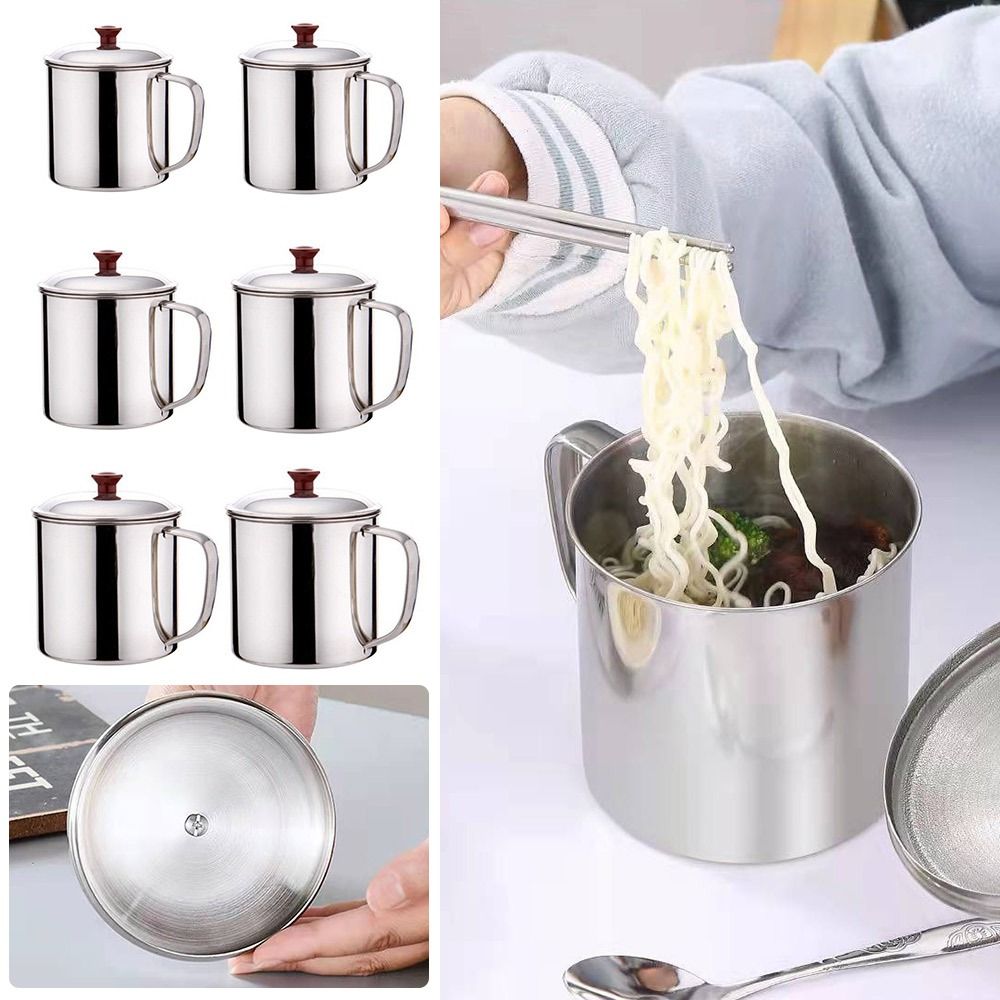 Coffee Tea Exchange - ステンレス製キャンプ用ハンドル付きタンブラー、パイントカップ、トラベルマグ、コーヒーマグ、ティーカップ
