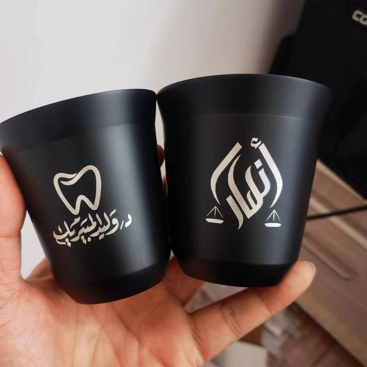 Double Wall Mug - 断熱二重壁ステンレスエスプレッソカップ、エスプレッソコーヒーカップ、カスタム名/テキスト/ロゴ入りデミタスカップ、エスプレッソマグ