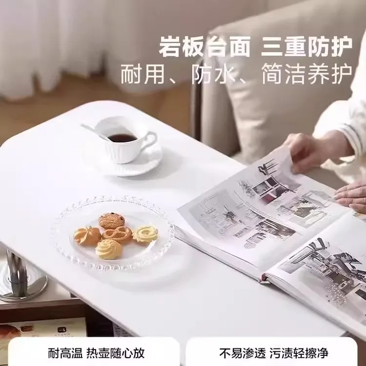 Tea & Coffee Quận 1 - b11-7.2 ソファ、小さなティーテーブル、軽量高級コーナー、小さなアパート、可動式昇降コーヒーテーブル、家庭用トロリー