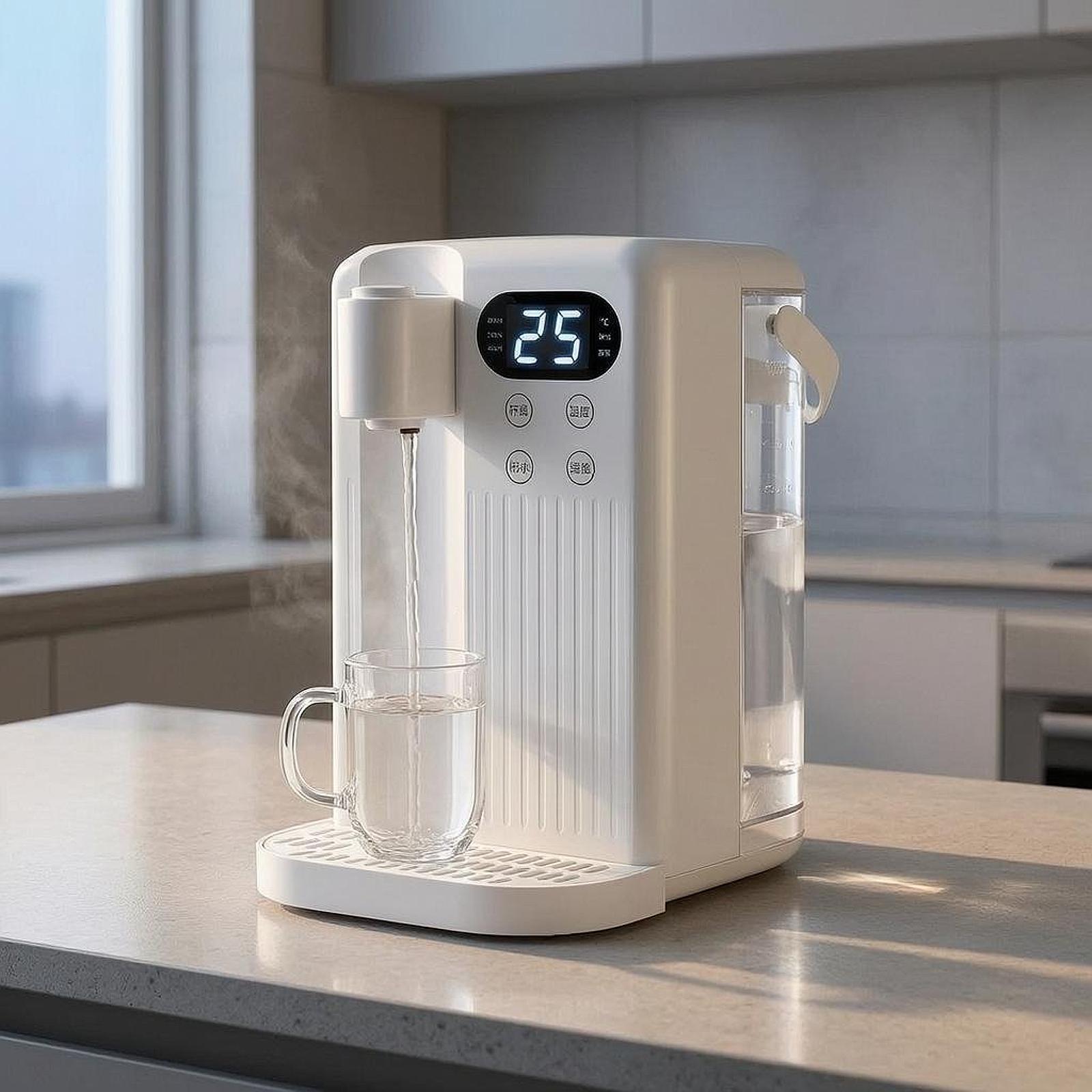 Tea & Coffee Quận 1 - 温度調節可能な卓上ウォーターディスペンサー、家庭用キッチン、寝室、ティーバー用の電気式温冷飲料機
