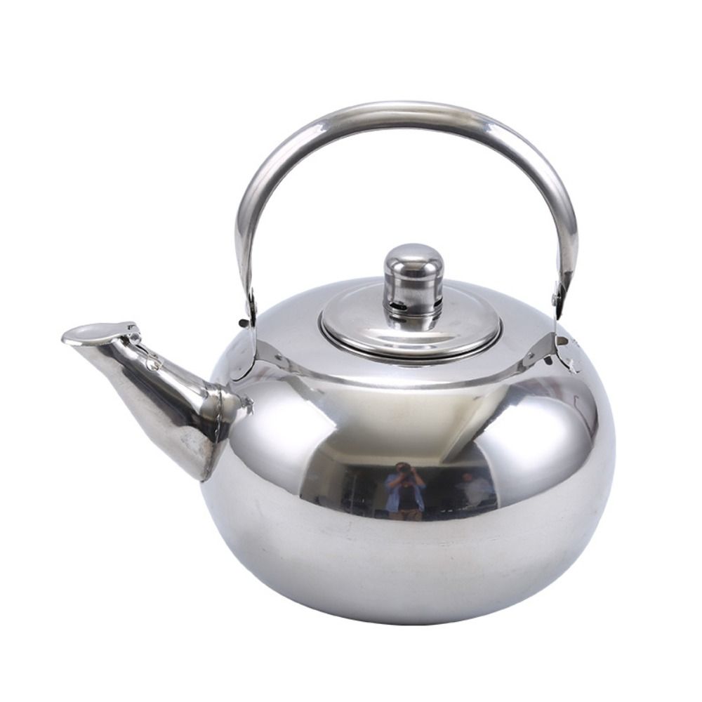 Coffee Tea Exchange - ポータブルステンレス鋼湯沸かしポットティーポット注入器フィルターコーヒーケトル茶水差しホームオフィス茶コーヒーツール調理器具