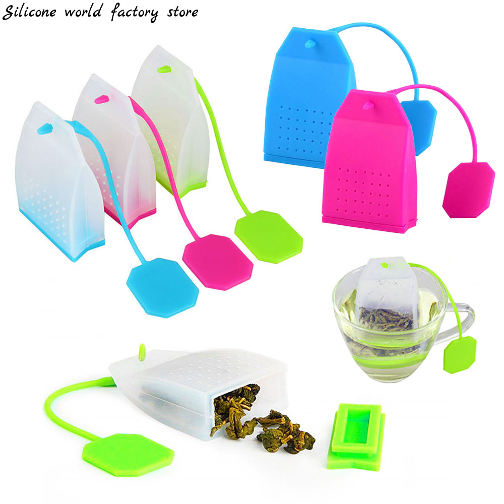Coffee Tea Infuser - シリコーンワールド食品グレードシリコーンティーストレーナーティーインフューザーティーバッグティーフィルターインフューザーディフューザーコーヒーティーツールキッチンツール