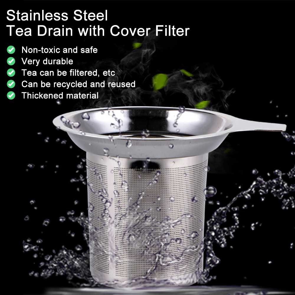 Coffee Tea Infuser - コーヒーフィルター,お茶の注入器,ステンレス鋼のシングルハンドルティー,上質なメッシュ,お茶のカップ,吊り下げ,ルーズリーフ,ティーストレーナー,ティーポットアクセサリー