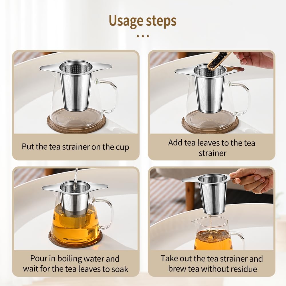 304ステンレス鋼製ルーズリーフティーインフューザー、ダブル - Coffee Tea And Leaf のレビューと価格