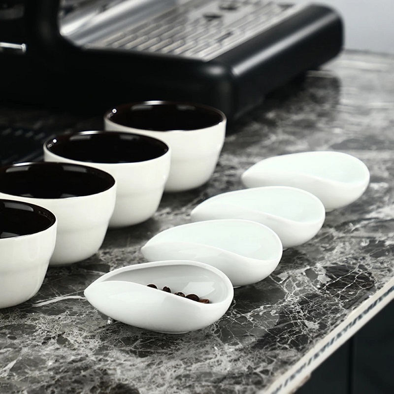 コーヒー豆用ドーストレイ、純白陶器製ティースプーン、茶こし、 - Coffee Tea And Bean のレビューと価格