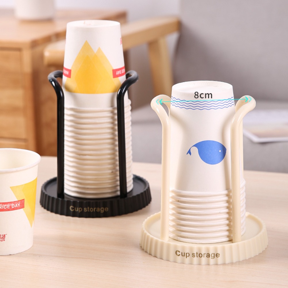 使い捨てカップホルダーデスクトップ紙コップオーガナイザークリ - Coffee Tea Cup のレビューと価格