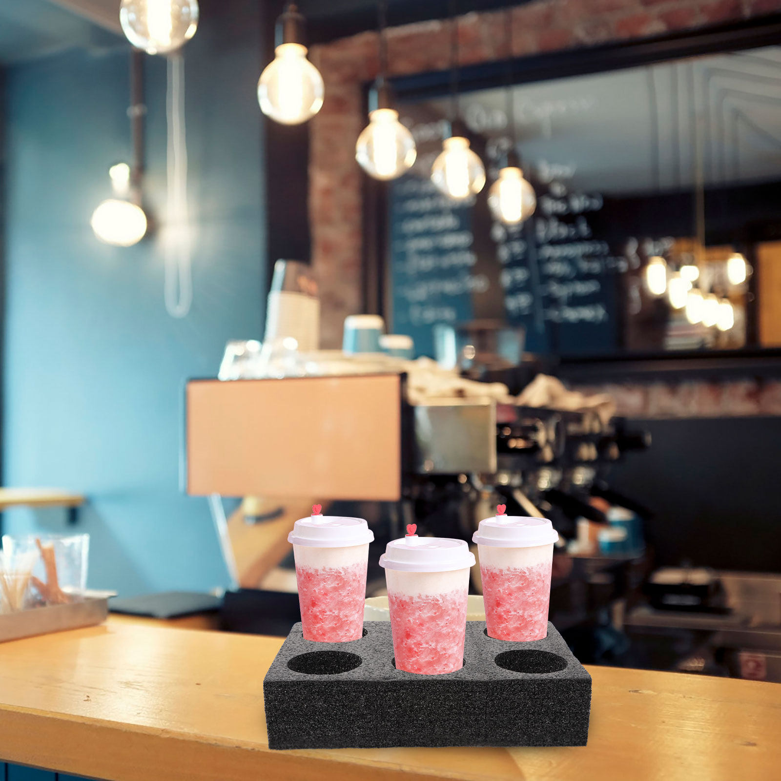2 個の環境に優しい生分解性ドリンクキャリアトレイコーヒーミ - Coffee Tea Cup のレビューと価格