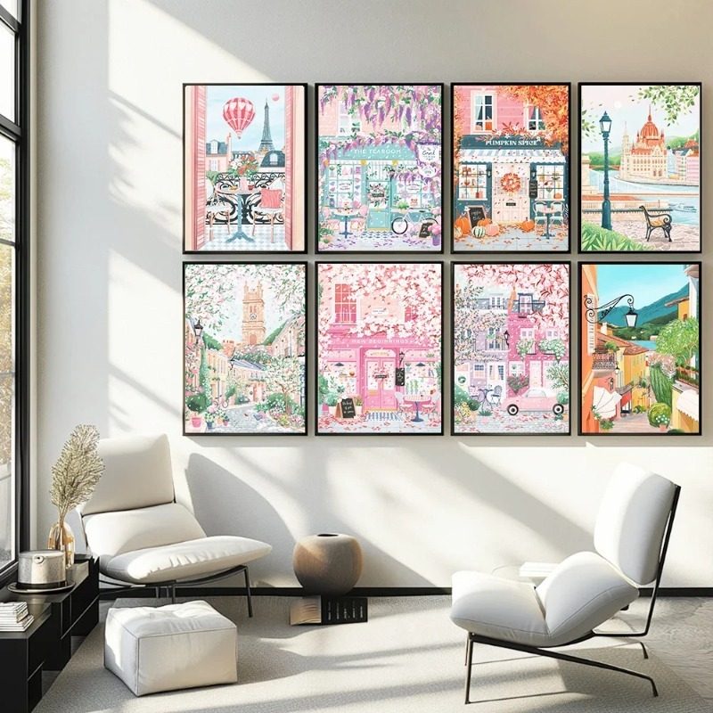 パリ、ロンドン、ハンガリー旅行ポスターとプリント、コーヒー、 - Coffee Tea Home のレビューと価格