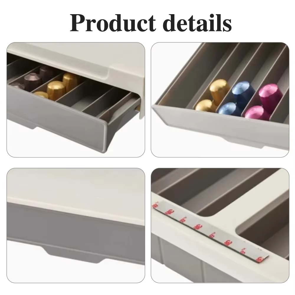 省スペースのコーヒーカプセル＆ティーバッグ収納オーガナイザー - Coffee Tea Organizer のレビューと価格