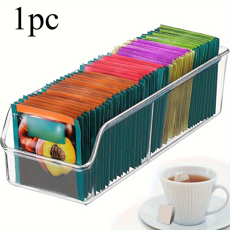 1個入り透明ティーバッグオーガナイザーボックス - 砂糖、コ - Coffee Tea Sugar のレビューと価格