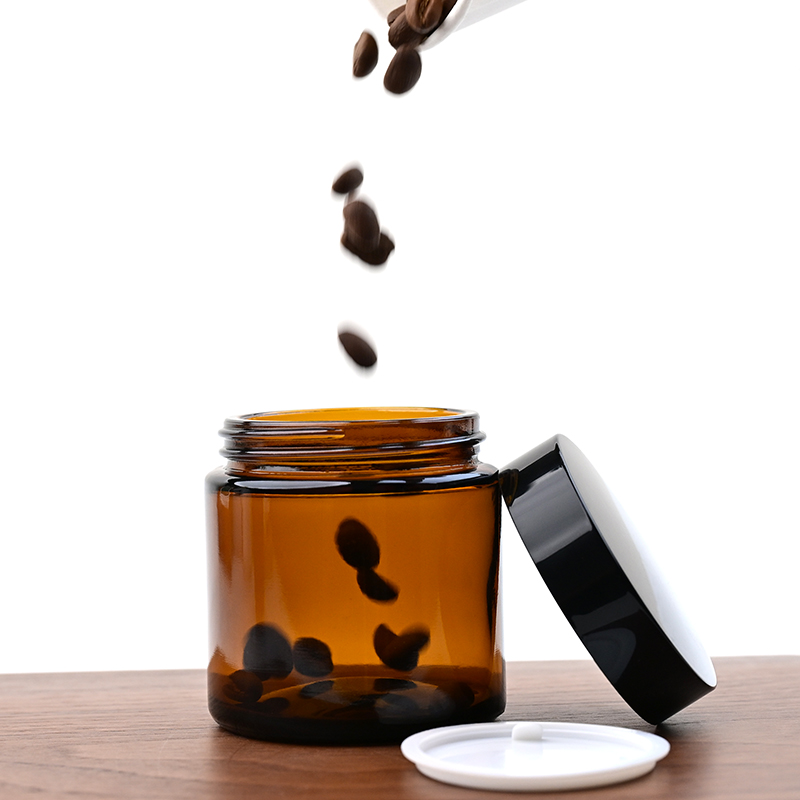 ポータブルコーヒー豆保存ガラス瓶 130 ミリリットル防塵防 - Coffee Tea And Bean のレビューと価格