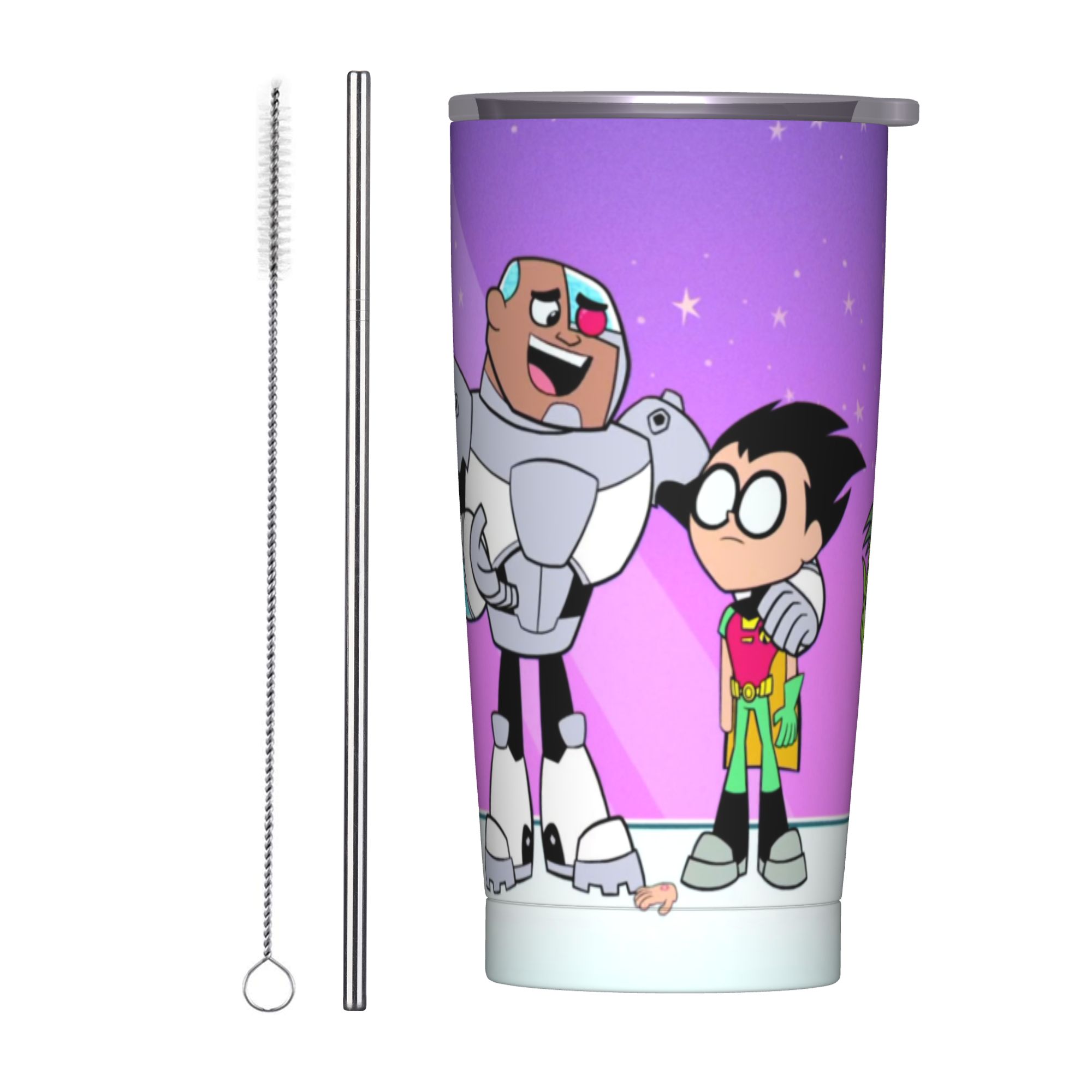 ティーン向け漫画タンブラー真空断熱アニメコーヒーカップ、蓋と - Double Wall Mug のレビューと価格