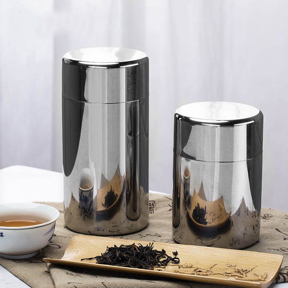 携帯用304ステンレス製密封茶葉保存容器 コーヒー豆容器 ス - Coffee Tea And Leaf のレビューと価格
