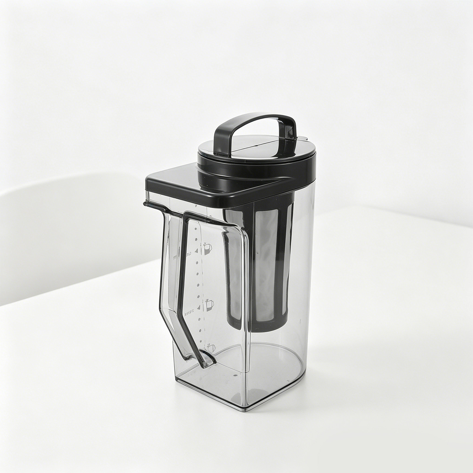 大容量コールドブリューコーヒーピッチャー、プラスチック製アイ - Coffee Tea Infuser のレビューと価格