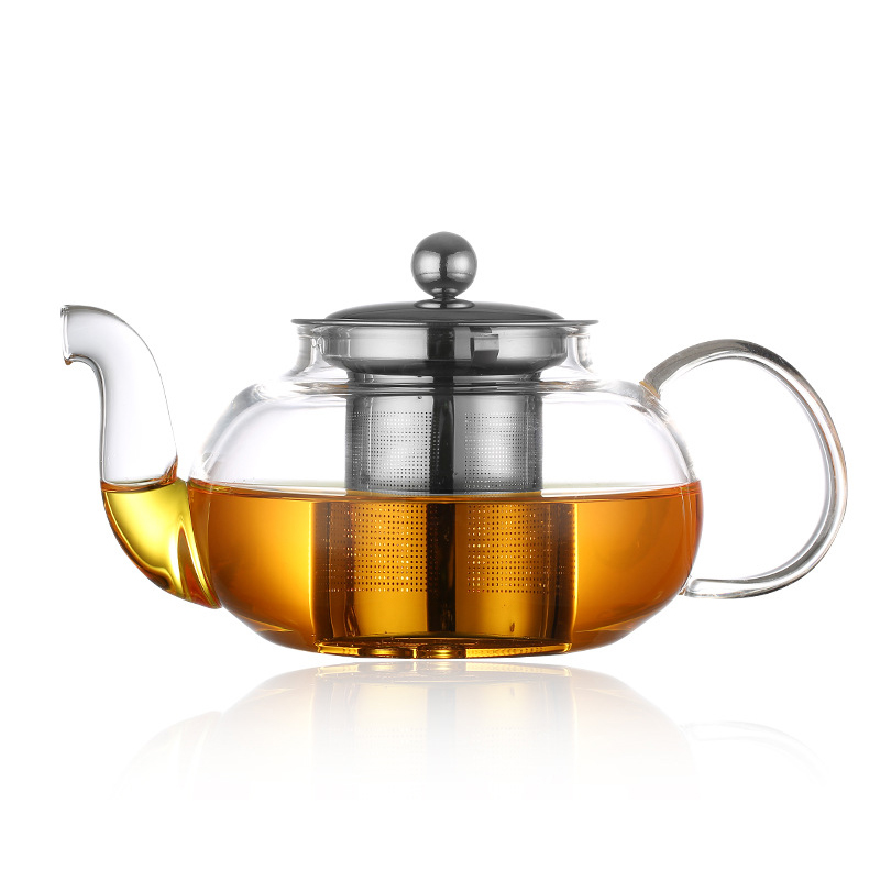 600/800 ミリリットル耐熱ガラスのティーポットの花茶セ - Coffee Tea And Sugar Canister Set のレビューと価格