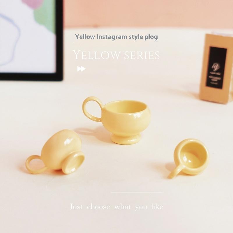 1 個ミニチュアコーヒーカップ装飾玩具モデルドールハウスミニ - Coffee Tea Cup のレビューと価格