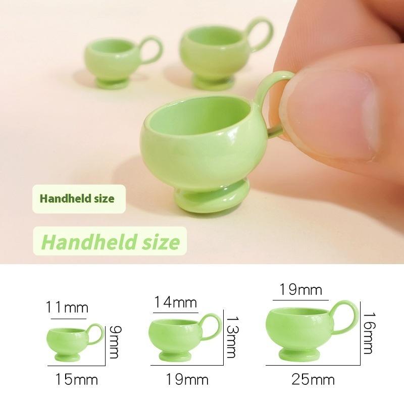 1 個ミニチュアコーヒーカップ装飾玩具モデルドールハウスミニ - Coffee Tea Cup のレビューと価格