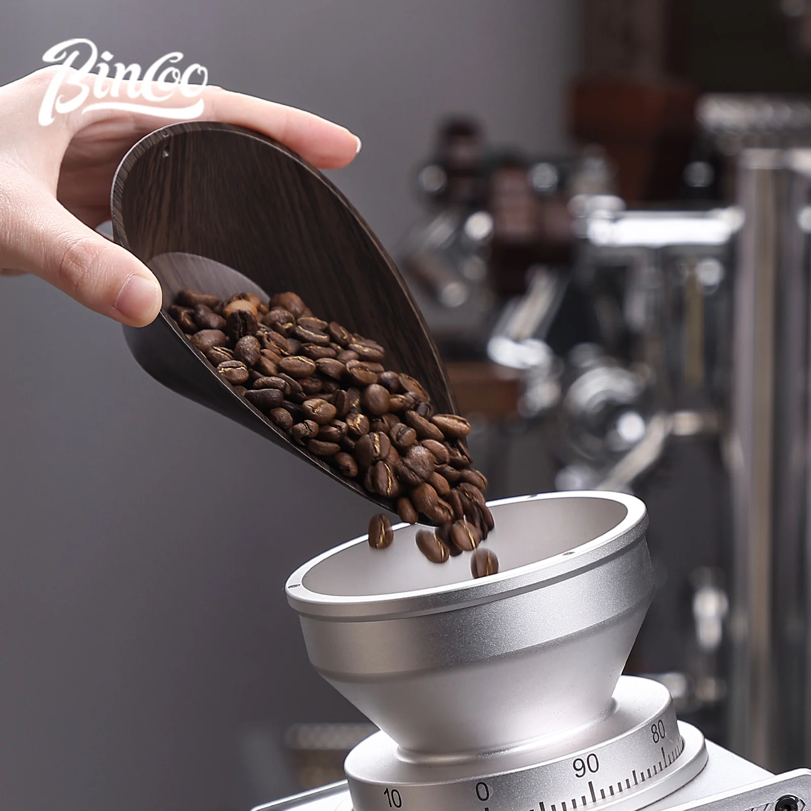 BINCOO コーヒー豆用量トレイ計量無垢材クルミ豆シャベル - Coffee Tea And Bean のレビューと価格