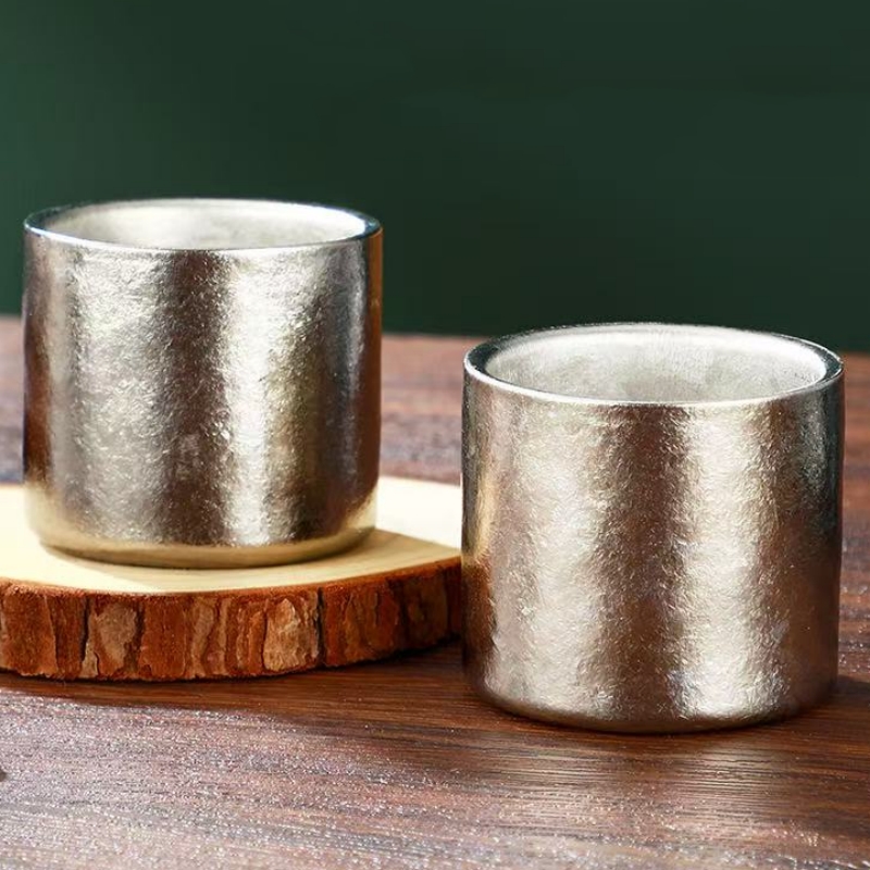 純チタン製二重壁ミニコーヒーマグ、屋外用ウォーターカップシル - Double Wall Mug のレビューと価格