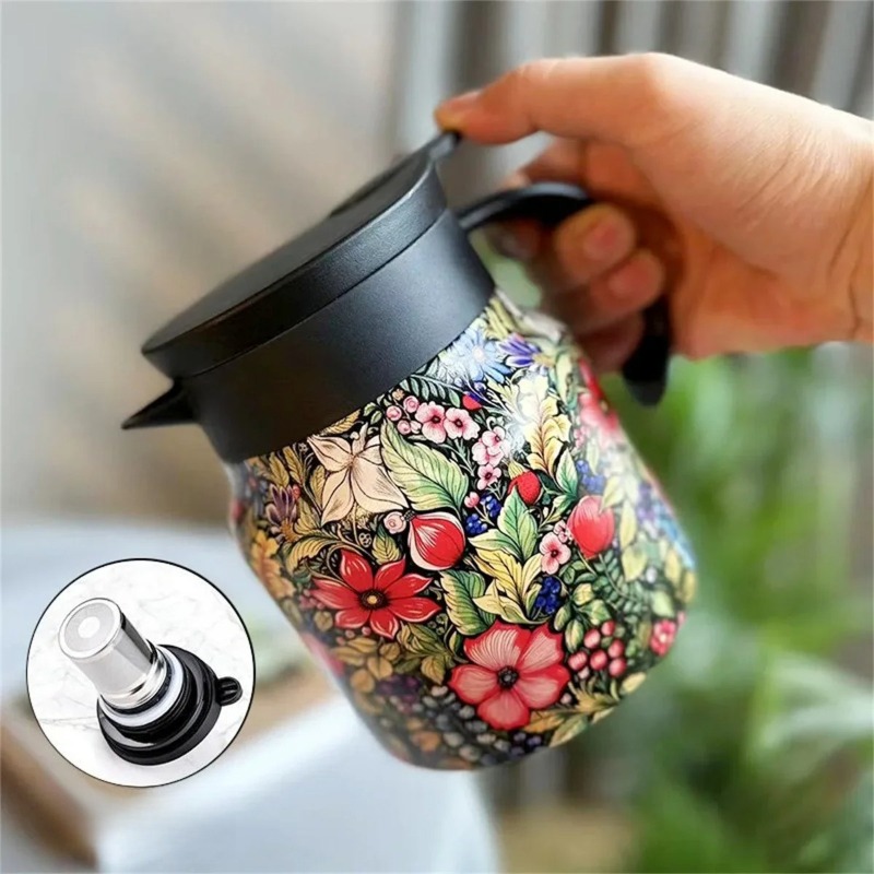 800mlコーヒーポット、茶こし付き、316ステンレス鋼製保 - Coffee Tea Infuser のレビューと価格