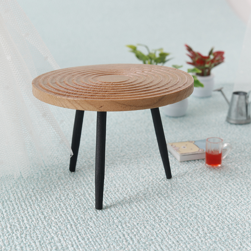 1:12 ドールハウスミニチュアラウンドテーブルティーテーブ - Coffee Tea Home のレビューと価格