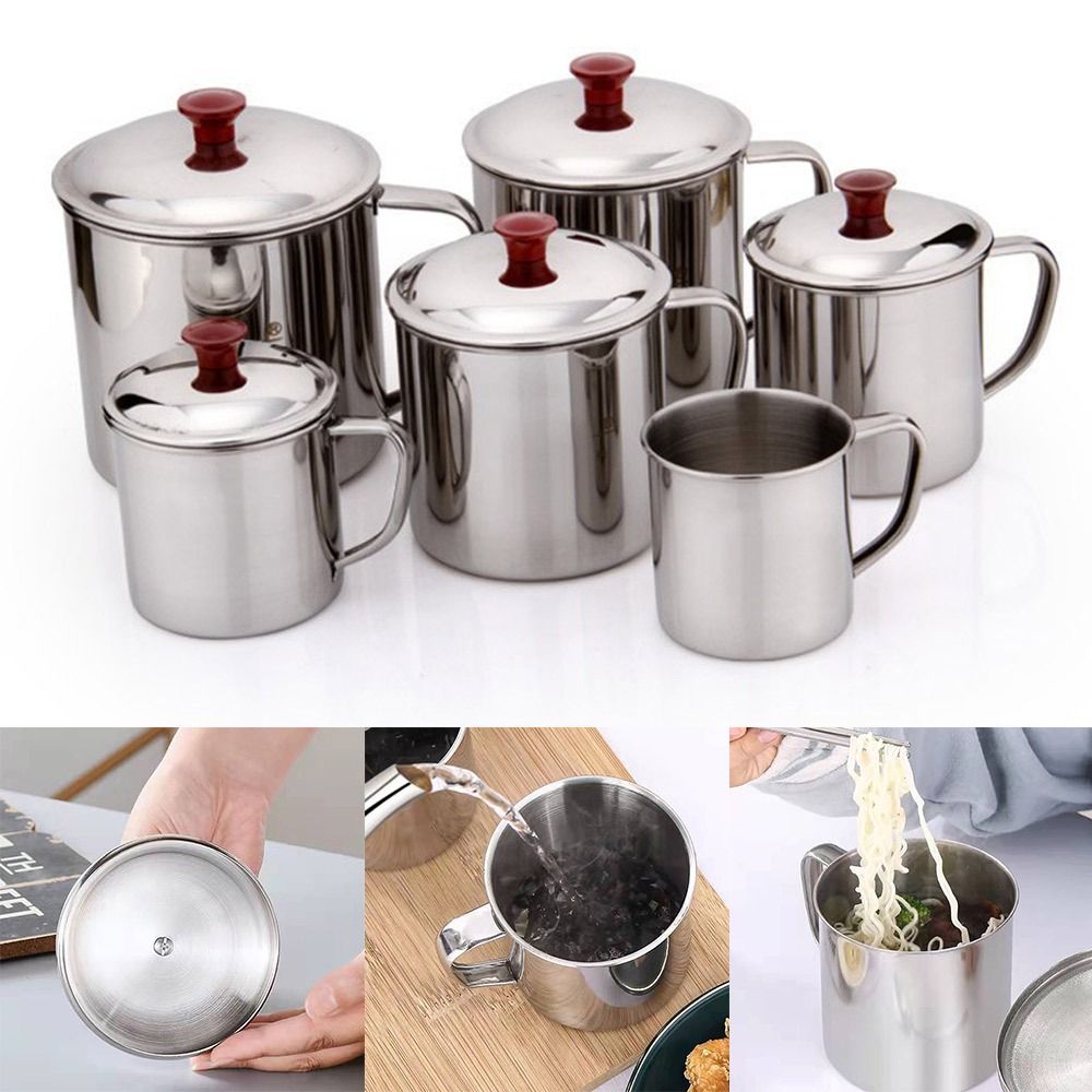 ステンレス製キャンプ用ハンドル付きタンブラー、パイントカップ - Coffee Tea Exchange のレビューと価格
