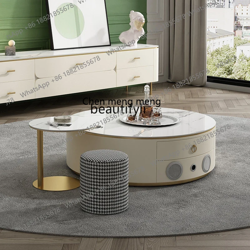 cn8350 LHY yj シリコンレザー石板コーヒーテーブ - Coffee Tea Zone のレビューと価格