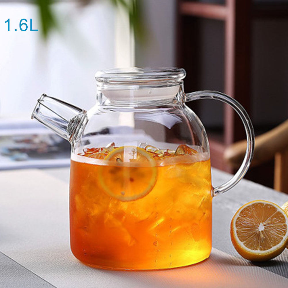 1000/1600 ミリリットル透明ホウケイ酸ガラスティーポ - Coffee Tea Exchange のレビューと価格