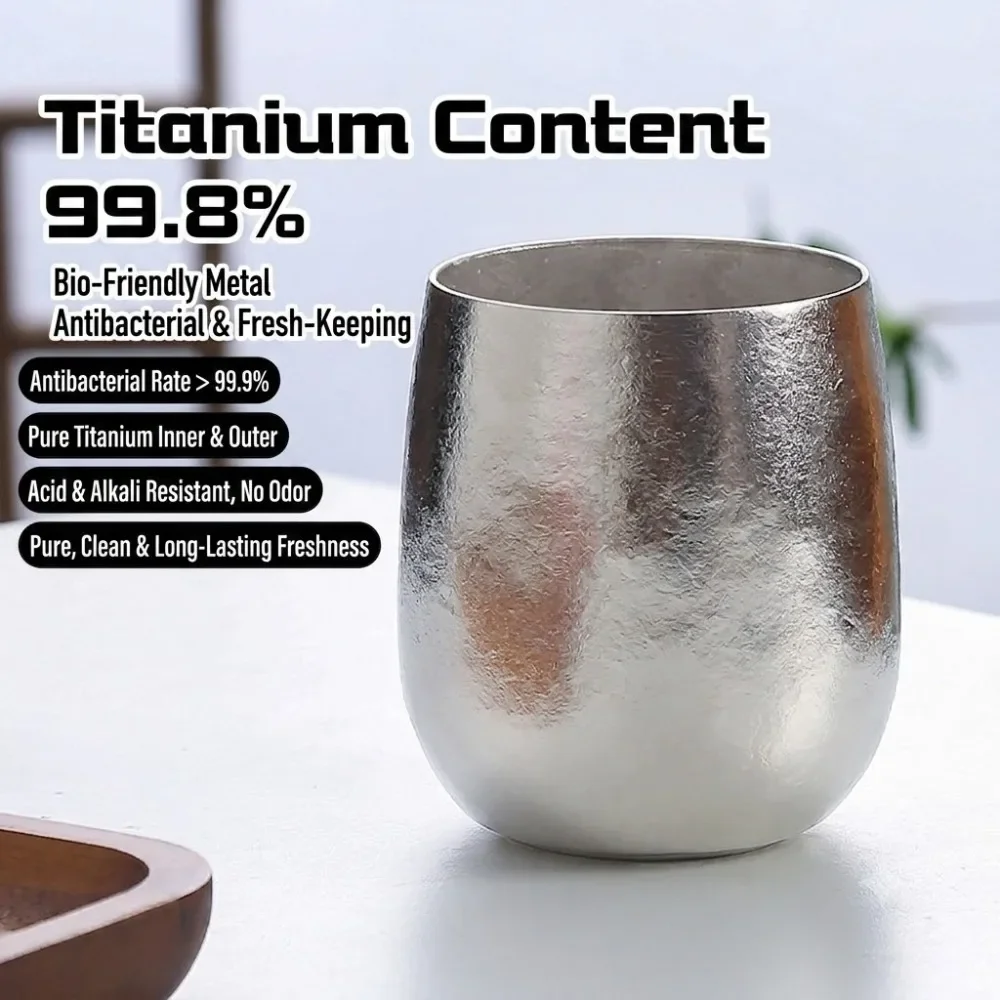 純チタン二重壁コーヒーマグカップ、家庭用、オフィス用、お茶、 - Double Wall Mug のレビューと価格