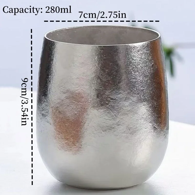 純チタン二重壁コーヒーマグカップ、家庭用、オフィス用、お茶、 - Double Wall Mug のレビューと価格