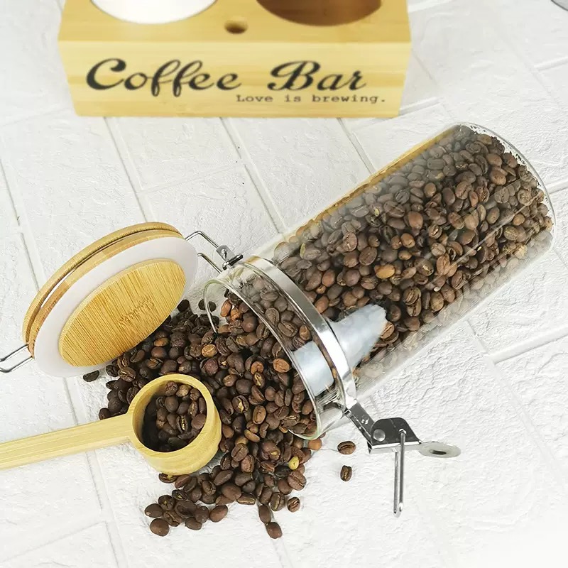 コーヒー保存瓶 2個セット 蓋とスプーン付き 密閉容器 コー - Coffee Tea And Bean のレビューと価格