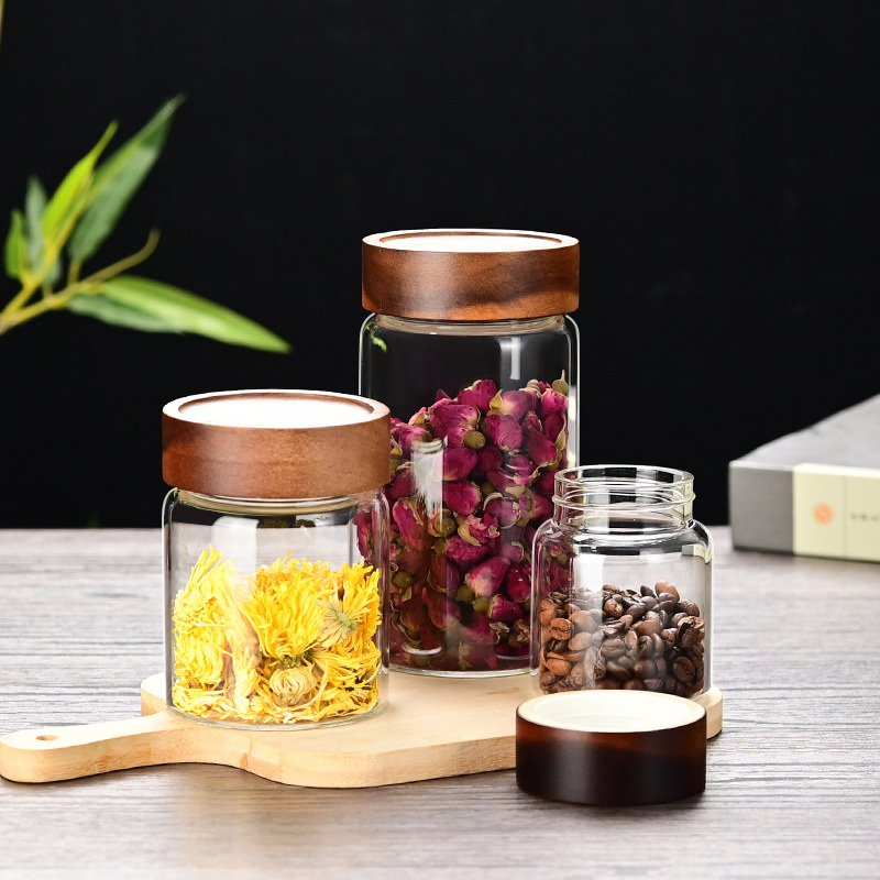 コーヒー豆保存容器チューブディスプレイラックティーボトルガラ - Coffee Tea And Bean のレビューと価格