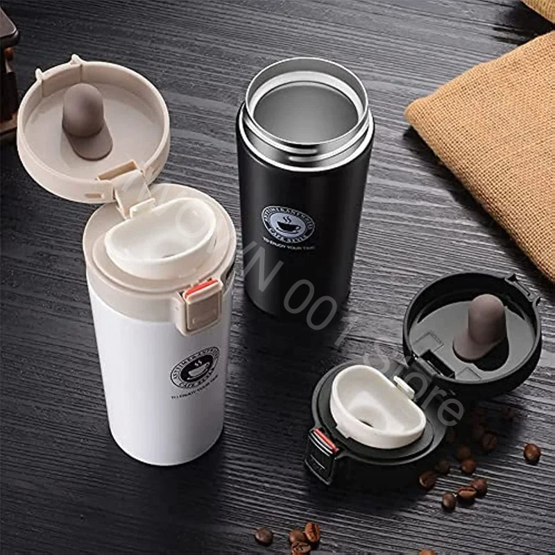 380 ミリリットルサーマルマグ二重壁 304 ステンレス鋼 - Coffee Tea Exchange のレビューと価格