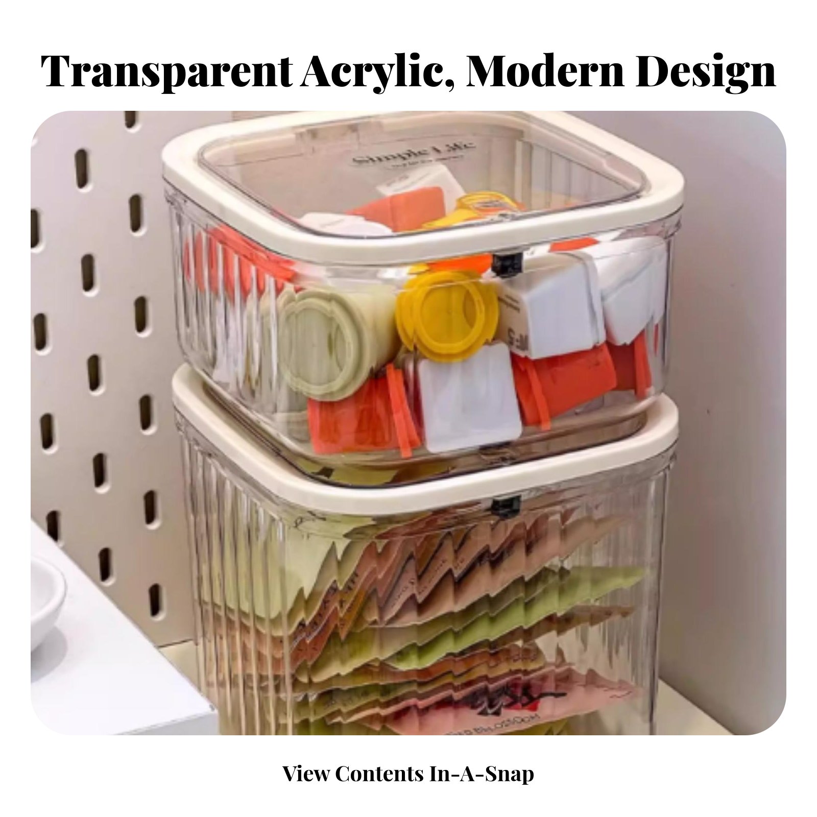 プラスチック製ティーバッグ収納ボックス大容量防塵オーガナイザ - Coffee Tea Organizer のレビューと価格