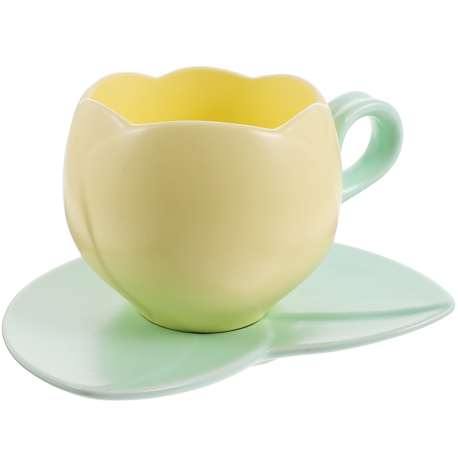 セラミック製コーヒーカップとソーサーのセット、多機能ドリンク - Coffee Tea Home のレビューと価格
