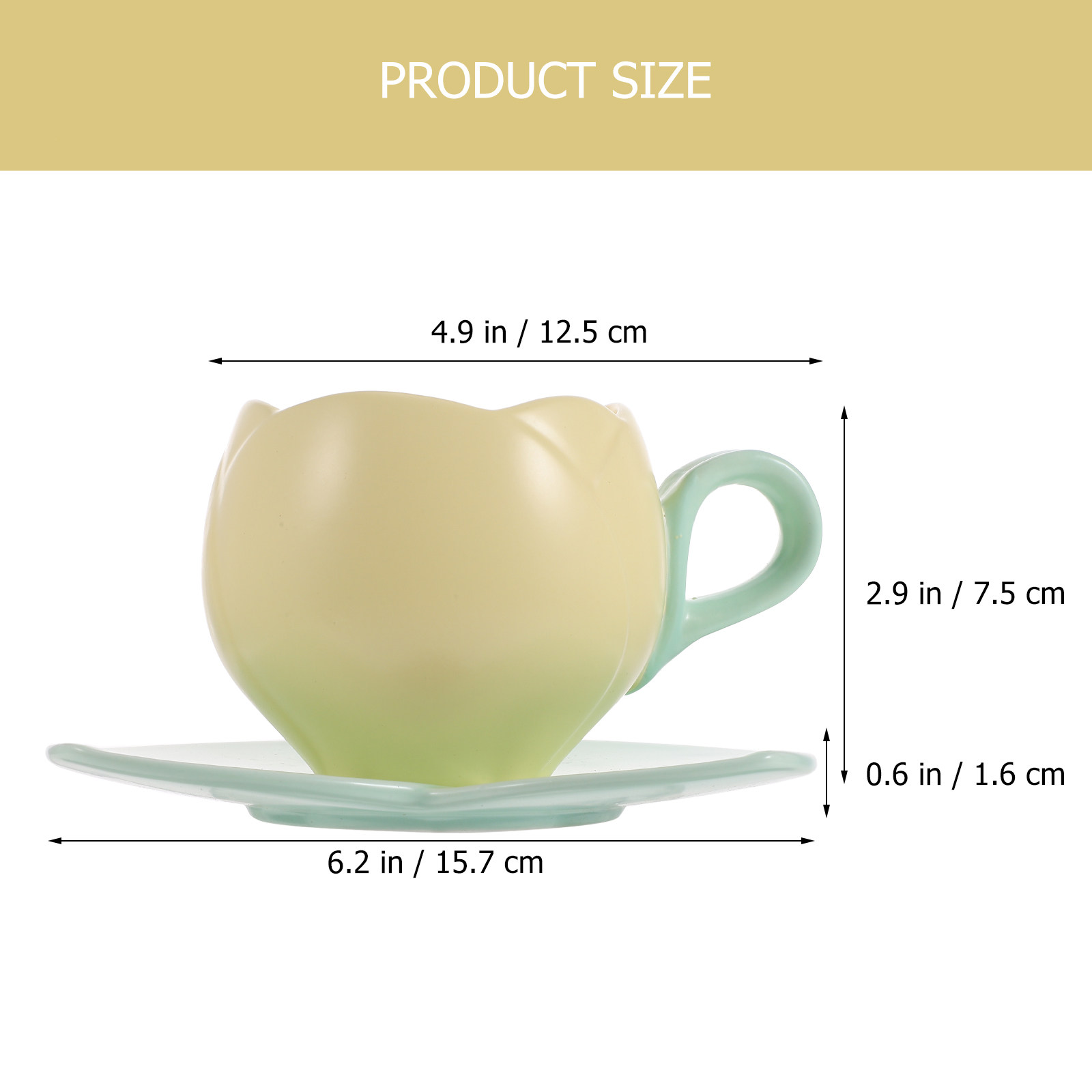 セラミック製コーヒーカップとソーサーのセット、多機能ドリンク - Coffee Tea Home のレビューと価格