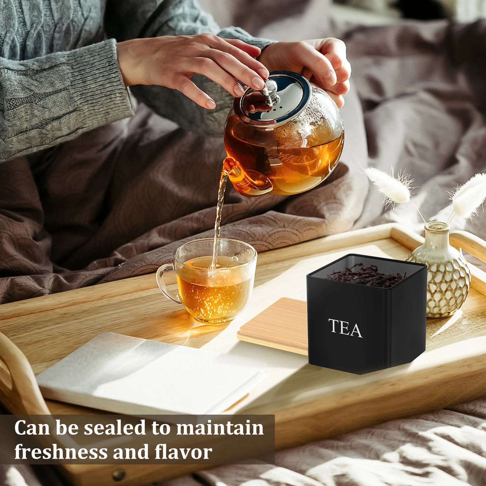 3個セット 500ml 茶葉・砂糖・コーヒー用キャニスター  - Coffee Tea And Sugar Canister Set のレビューと価格
