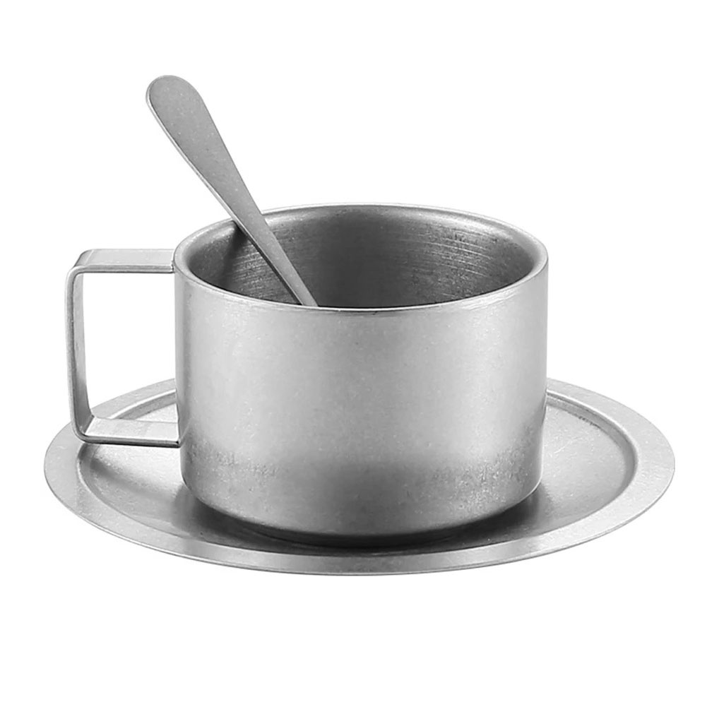 二重壁チタン製コーヒーカップ、二重層断熱キャンプマグ、固定ハ - Double Wall Mug のレビューと価格