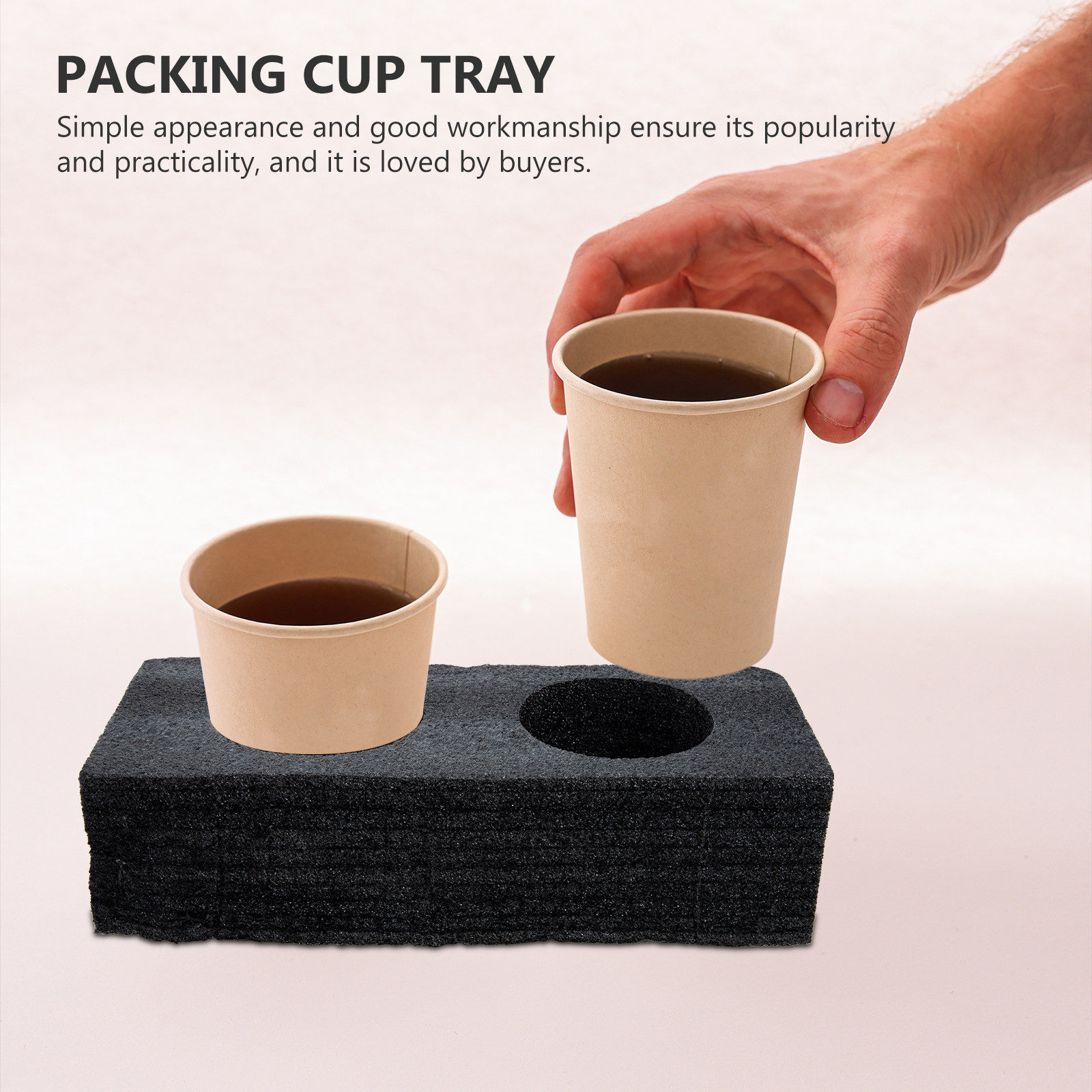 2個入りプレミアム食品グレードドリンクキャリアトレイ、テイク - Coffee Tea Cup のレビューと価格