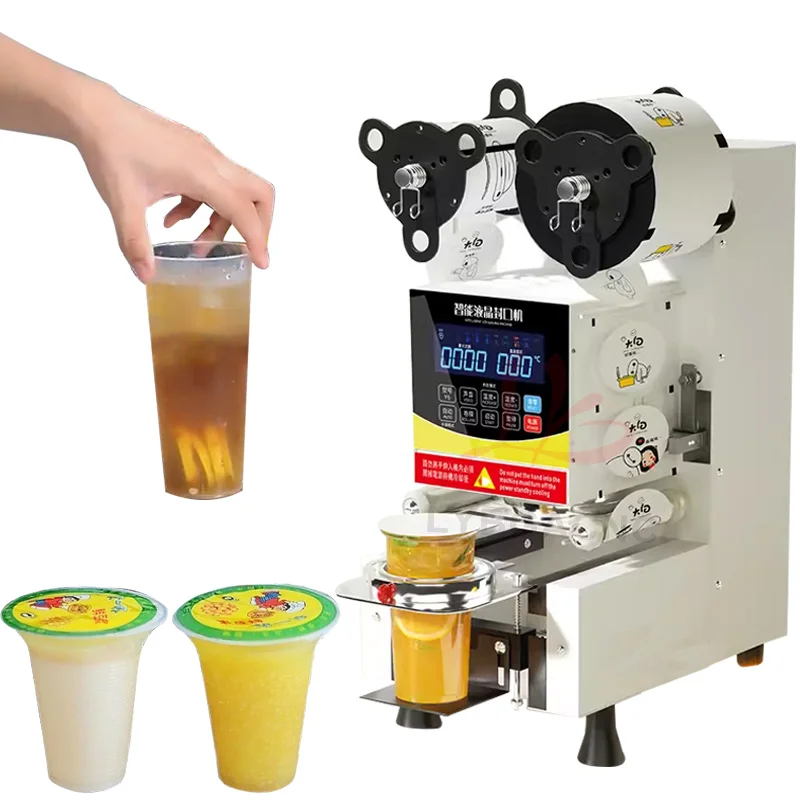 LYプラスチック製紙コップシーリングマシン、ミルクティー、コ - Coffee Tea Cup のレビューと価格