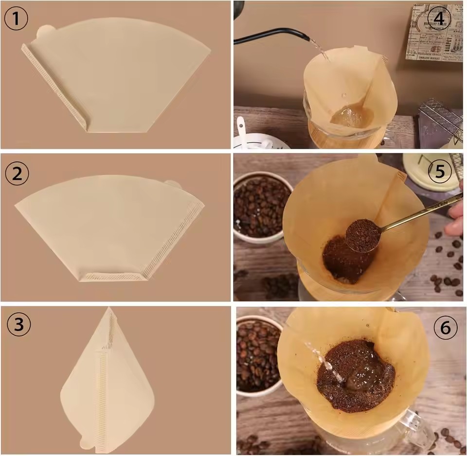 50 ピース/セットログパルプ紙コーヒーフィルターコーヒー醸 - Coffee Tea Infuser のレビューと価格