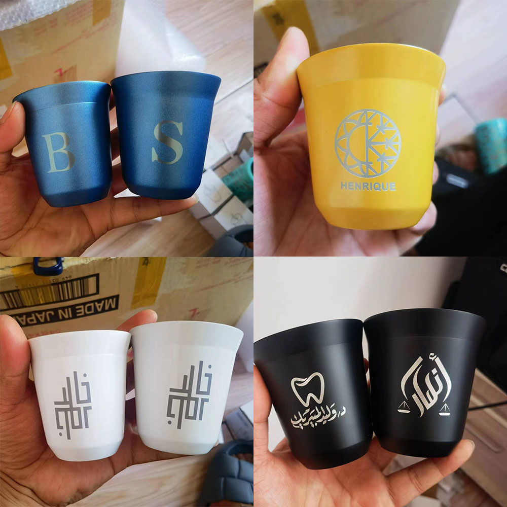 断熱二重壁ステンレスエスプレッソカップ、エスプレッソコーヒー - Double Wall Mug のレビューと価格