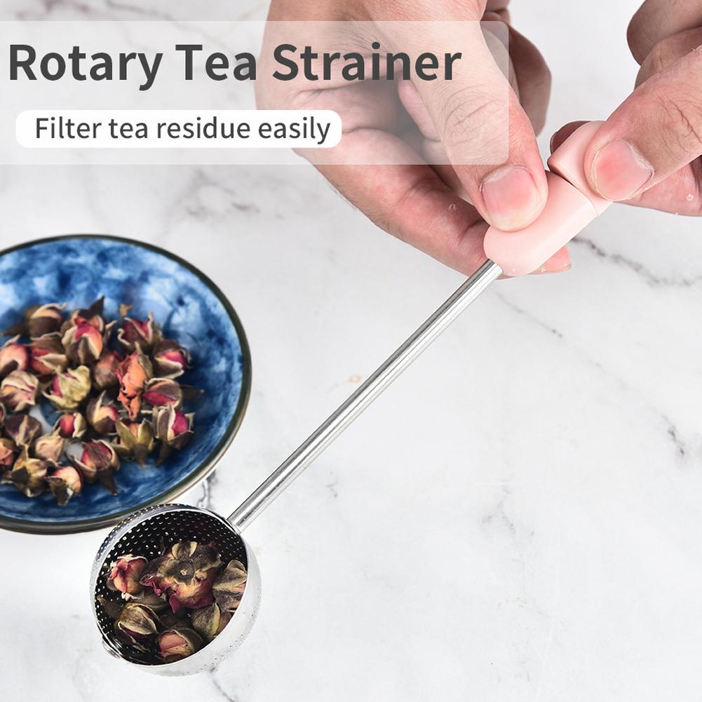 304ステンレス鋼製回転式茶こし、茶漉し、フィルターメッシュ - Coffee Tea Infuser のレビューと価格