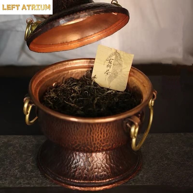 多機能純銅製ホットポット手作り花瓶葉っぱコーヒー豆容器香炉茶 - Coffee Tea And Bean のレビューと価格