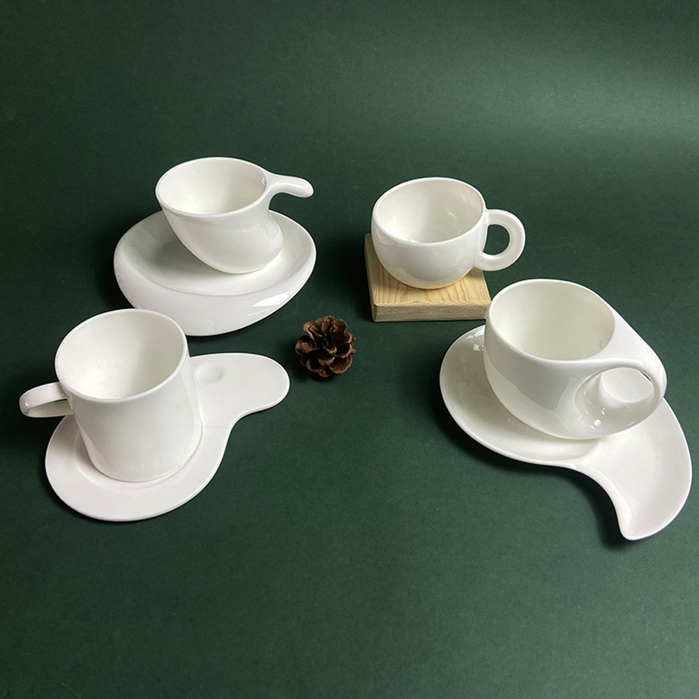 1セットセラミックコーヒーカップ＆ソーサーキット、エレガント - Coffee Tea Home のレビューと価格