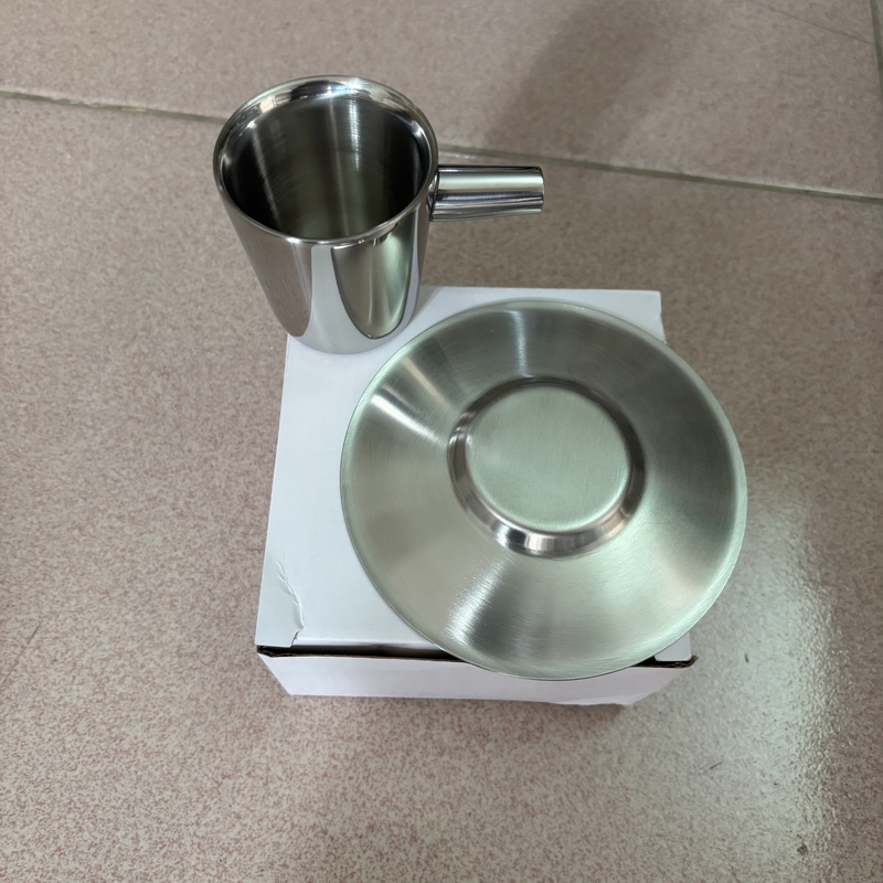 2個セット ステンレス製コーヒーカップ、コーヒーマグカップ＆ - Double Wall Mug のレビューと価格